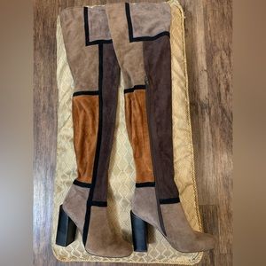 Jeffrey Campbeli suede Over The knee boots. Size 6.5 US.